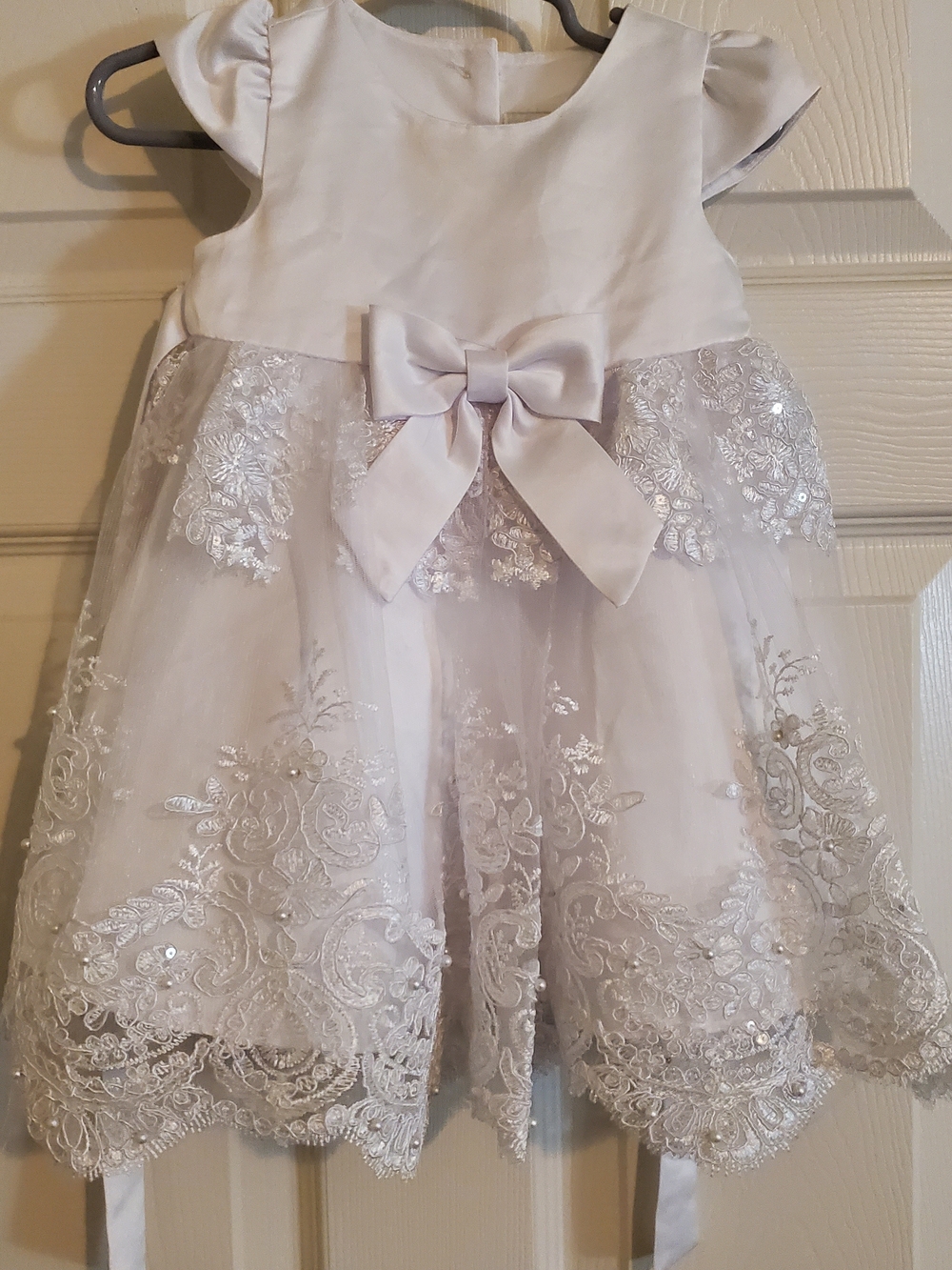 Rare Editions White Blessing Christening Dress